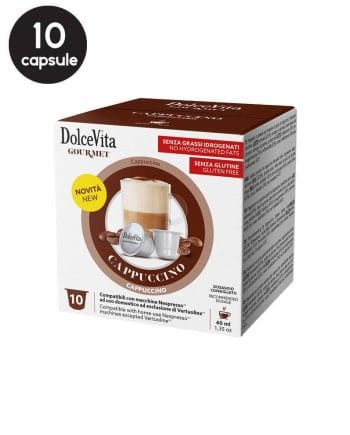 10 Capsule DolceVita Cappuccino - Compatibile Nespresso 10 Capsule DolceVita Cappuccino - Compatibile Nespresso