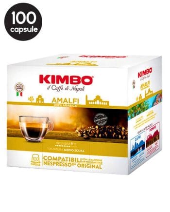 100 Capsule Kimbo Amalfi - Compatibile Nespresso 100 Capsule Kimbo Amalfi - Compatibile Nespresso