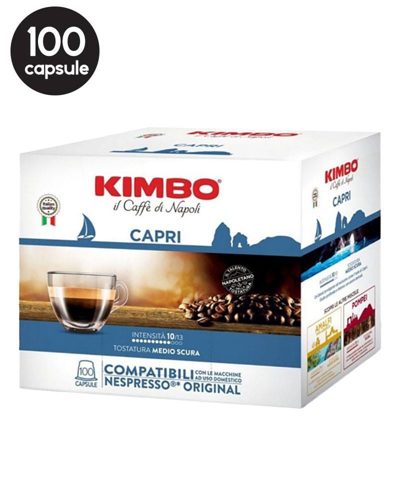 100 Capsule Kimbo Capri - Compatibile Nespresso 100 Capsule Kimbo Capri - Compatibile Nespresso