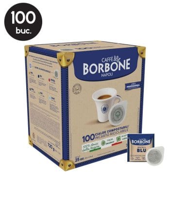 100 Paduri Biodegradabile Borbone Espresso Miscela Blu - Compatibile ESE44