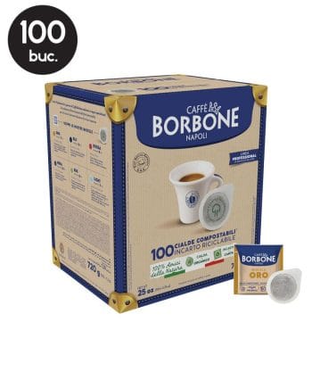 100 Paduri Biodegradabile Borbone Espresso Miscela Oro - Compatibile ESE44
