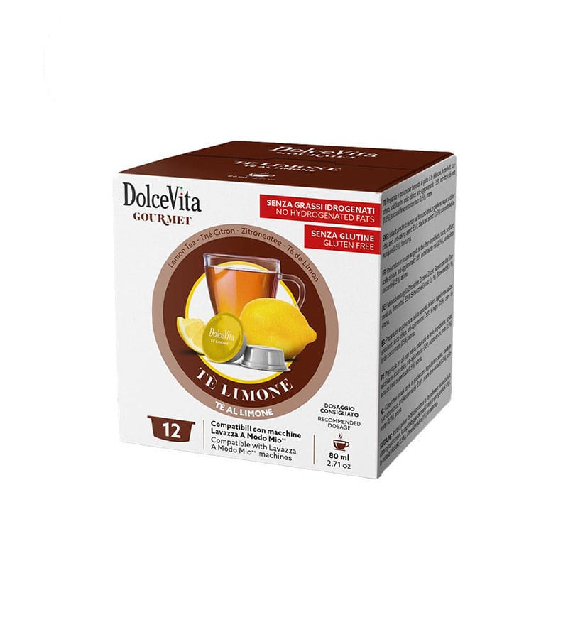 12 Capsule DolceVita Ceai Lamaie - Compatibile A Modo Mio 12 Capsule DolceVita Ceai Lamaie - Compatibile A Modo Mio