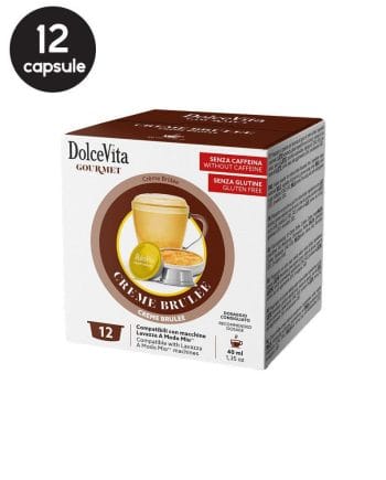 12 Capsule DolceVita Creme Brulee - Compatibile A Modo Mio