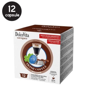 12 Capsule DolceVita Irish Coffee - Compatibile A Modo Mio