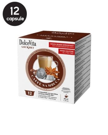 12 Capsule DolceVita Sambuca - Compatibile A Modo Mio