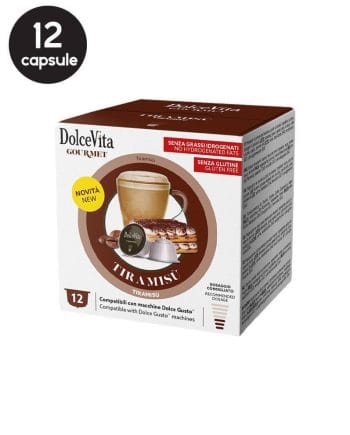 12 Capsule DolceVita Tiramisu - Compatibile Dolce Gusto