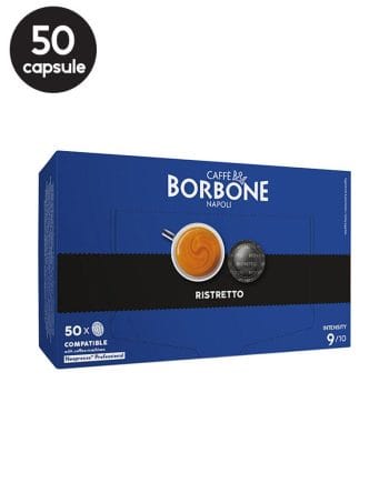 50 Capsule Cafe Borbone Espresso Forte - Compatibile Nespresso Professional