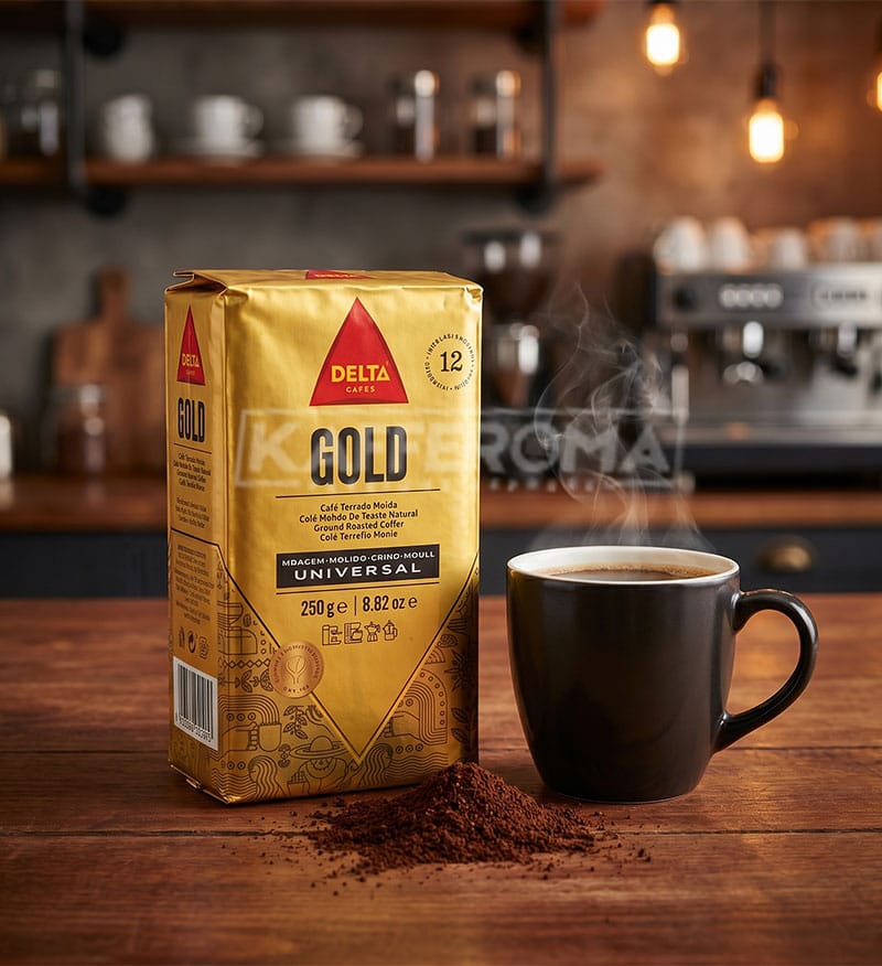 Cafea Macinata Delta Gold 250gr. Cafea Macinata Delta Gold 250gr.