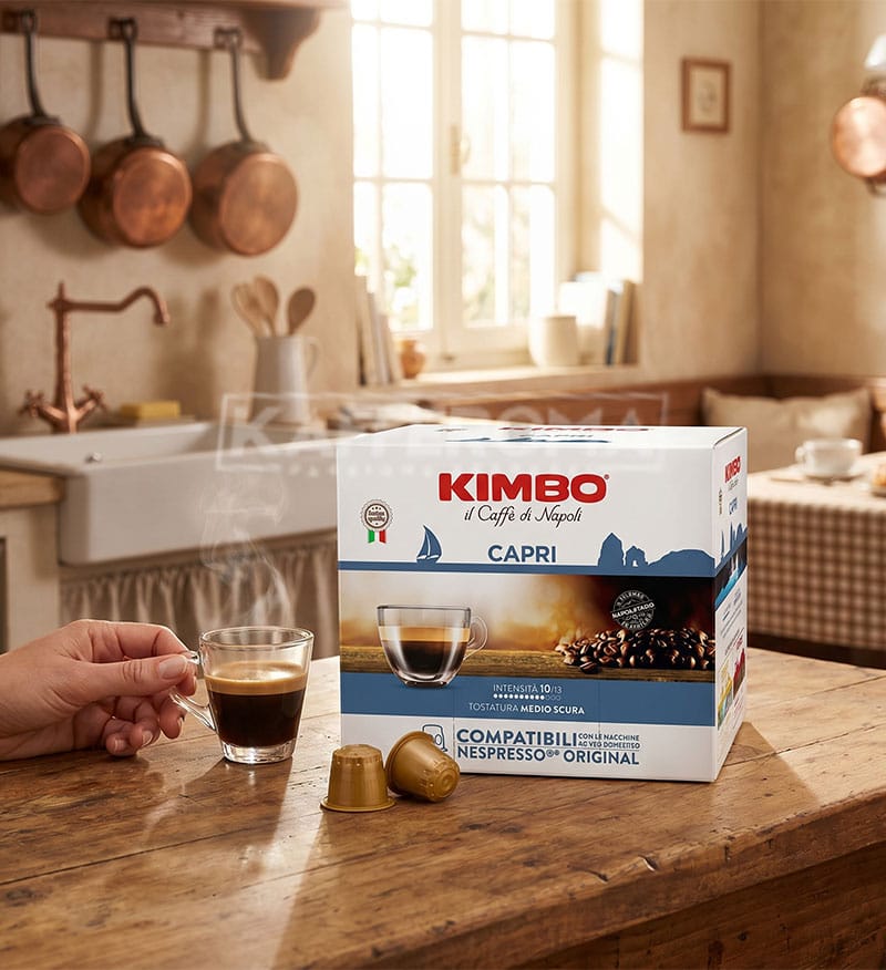 100 Capsule Kimbo Capri - Compatibile Nespresso 100 Capsule Kimbo Capri - Compatibile Nespresso