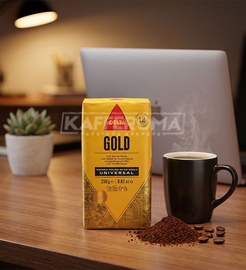 Cafea Macinata Delta Gold 250gr. Cafea Macinata Delta Gold 250gr.