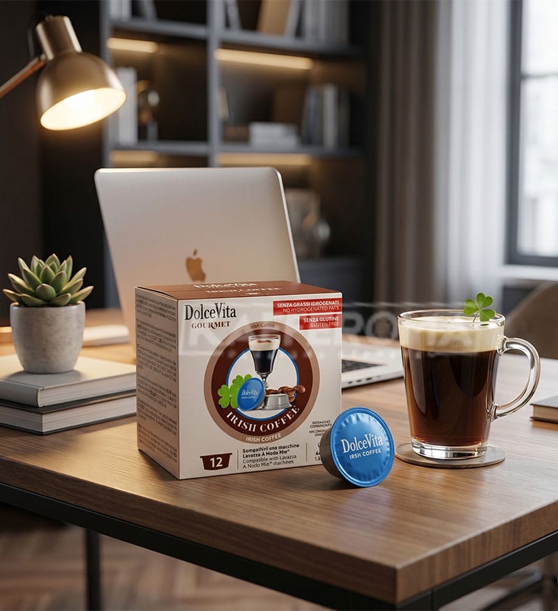 12 Capsule DolceVita Irish Coffee - Compatibile A Modo Mio 12 Capsule DolceVita Irish Coffee - Compatibile A Modo Mio