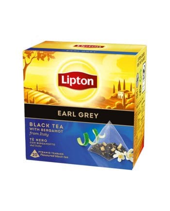 20 Plicuri Ceai Negru Earl Grey  - Lipton