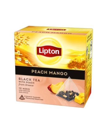 20 Plicuri Ceai Negru Piersica si Mango - Lipton