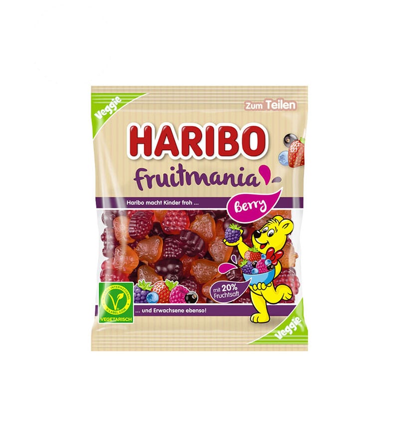 Bomboane Gumate Haribo Fruitmania 160gr. Bomboane Gumate Haribo Fruitmania 160gr.