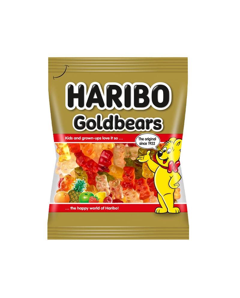 Bomboane Gumate Haribo Goldbaren 100gr. Bomboane Gumate Haribo Goldbaren 100gr.