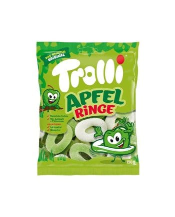 Bomboane Gumate Trolli Apfel Ringe 150gr.