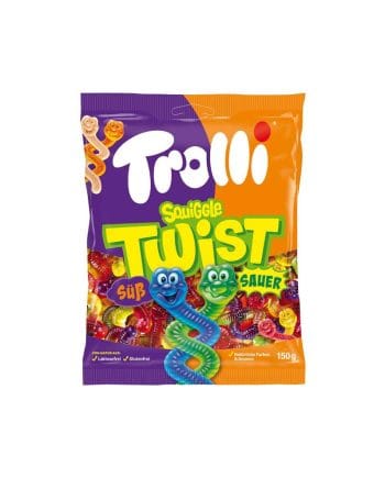 Bomboane Gumate Trolli Squiggle Twist 150gr.