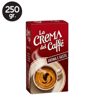 Cafea Macinata La Crema Del Caffe Aroma e Gusto 250gr. Cafea Macinata La Crema Del Caffe Aroma e Gusto 250gr.
