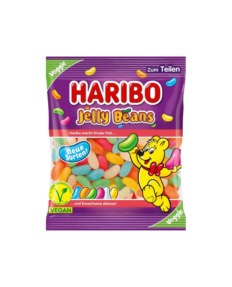 Bomboane Gumate Haribo Jelly Beans 160gr. Bomboane Gumate Haribo Jelly Beans 160gr.