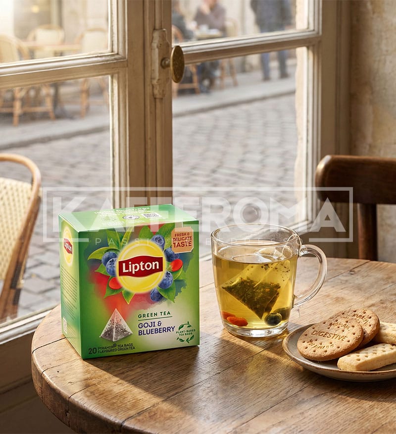 20 Plicuri Ceai Verde Goji si Afine - Lipton 20 Plicuri Ceai Verde Goji si Afine - Lipton