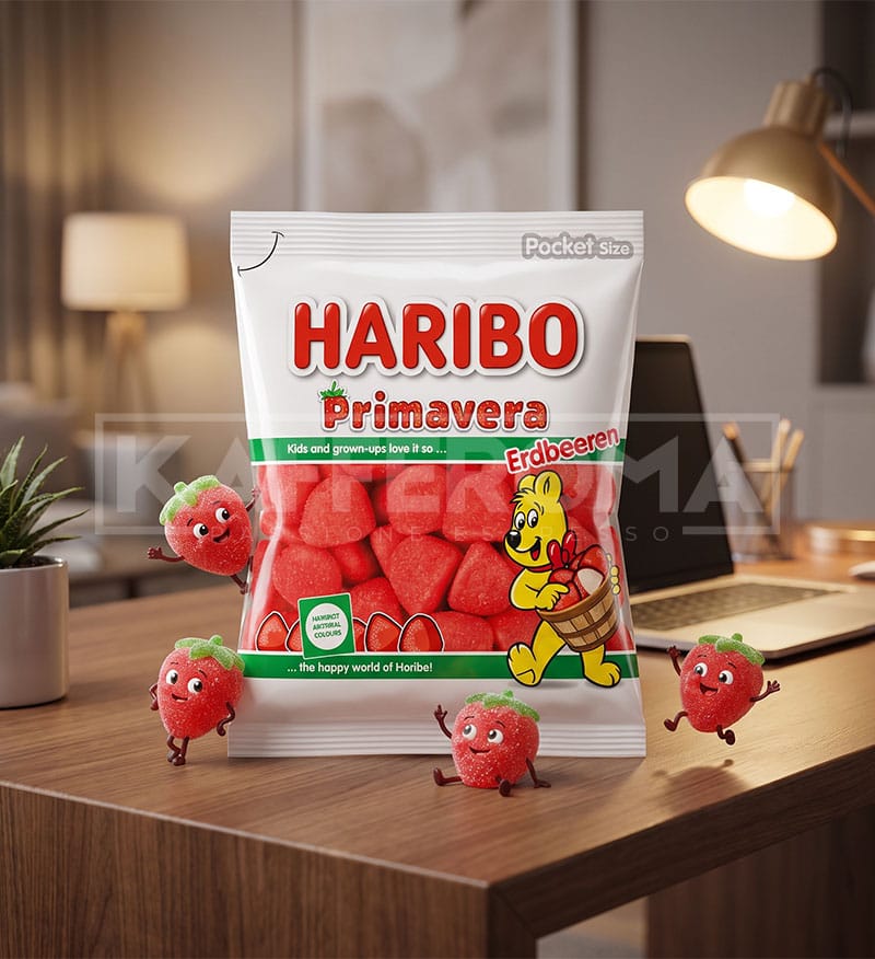 Bomboane Gumate Haribo Primavera 100gr. Bomboane Gumate Haribo Primavera 100gr.