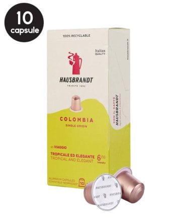 10 Capsule Aluminiu Hausbrandt Colombia - Compatibile Nespresso 10 Capsule Aluminiu Hausbrandt Colombia - Compatibile Nespresso