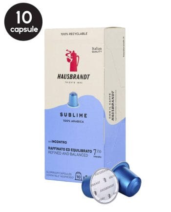 10 Capsule Aluminiu Hausbrandt Sublime - Compatibile Nespresso 10 Capsule Aluminiu Hausbrandt Sublime - Compatibile Nespresso