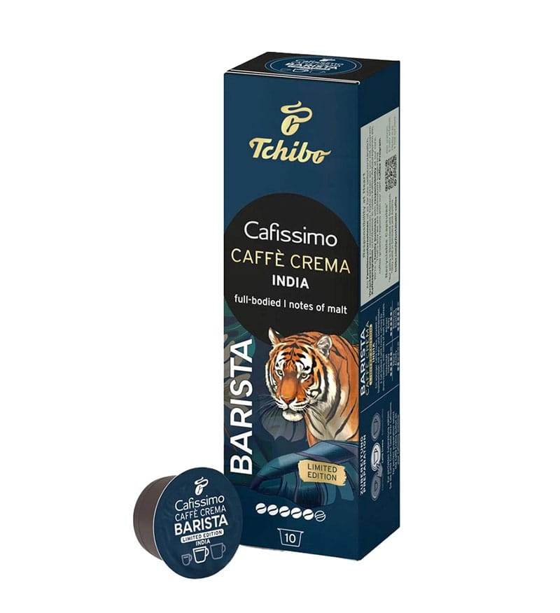 10 Capsule Tchibo Cafissimo Caffe Crema India 10 Capsule Tchibo Cafissimo Caffe Crema India