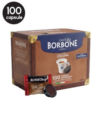 100 Capsule Borbone Espresso Miscela Rossa – Compatibile A Modo Mio