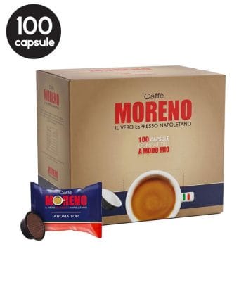 100 Capsule Caffe Moreno Aroma Top – Compatibile A Modo Mio
