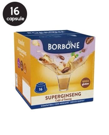 16 Capsule Borbone Super Ginseng – Compatibile Dolce Gusto