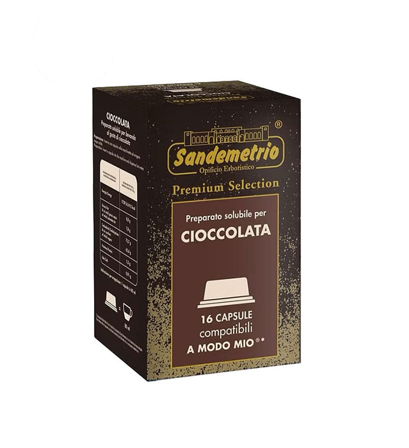 16 Capsule Sandemetrio Cioccolata - Compatibile A Modo Mio 16 Capsule Sandemetrio Cioccolata - Compatibile A Modo Mio
