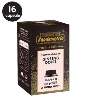 16 Capsule Sandemetrio Ginseng Dulce  - Compatibile A Modo Mio