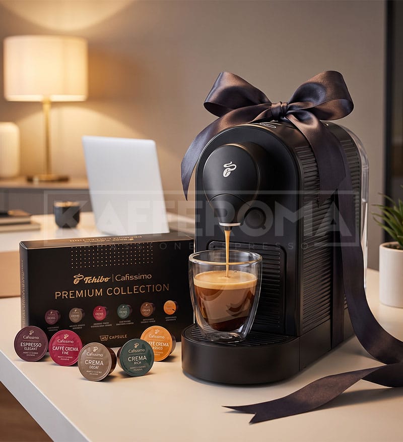 Espressor Capsule Tchibo Cafissimo - Pure Plus Black & Premium Collection Espressor Capsule Tchibo Cafissimo - Pure Plus Black & Premium Collection