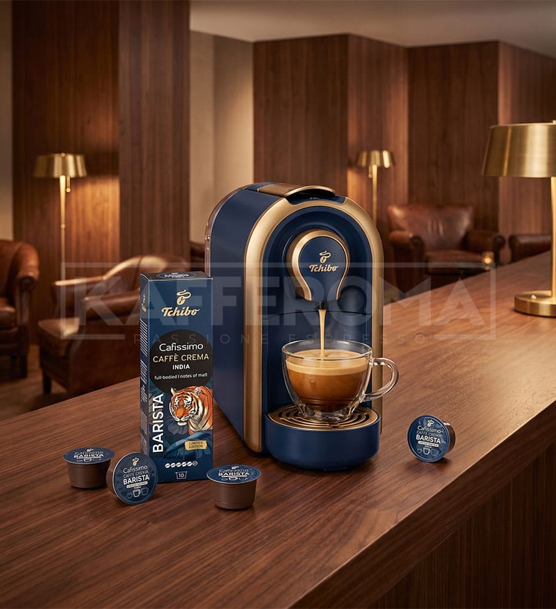 10 Capsule Tchibo Cafissimo Caffe Crema India 10 Capsule Tchibo Cafissimo Caffe Crema India