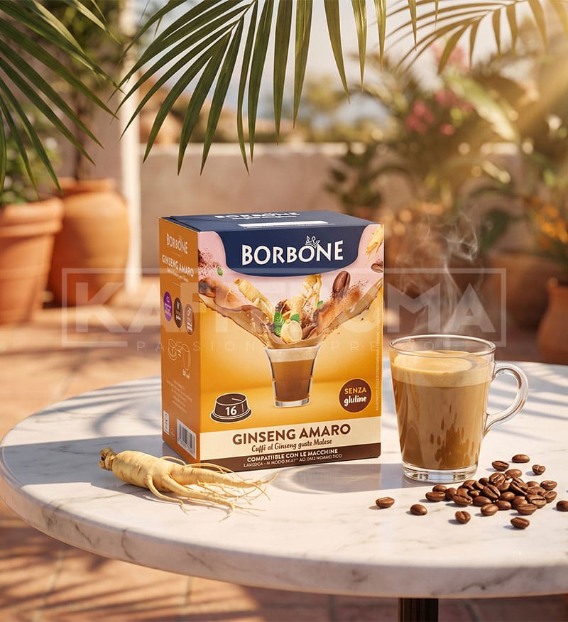 16 Capsule Borbone Ginseng Amaro – Compatibile A Modo Mio 16 Capsule Borbone Ginseng Amaro – Compatibile A Modo Mio