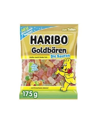 Bomboane Gumate Haribo Goldbaren Sauer 175gr.