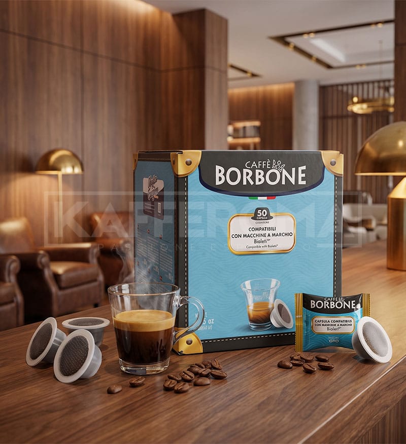 50 Capsule Borbone Espresso Miscela Oro – Compatibile Bialetti 50 Capsule Borbone Espresso Miscela Oro – Compatibile Bialetti