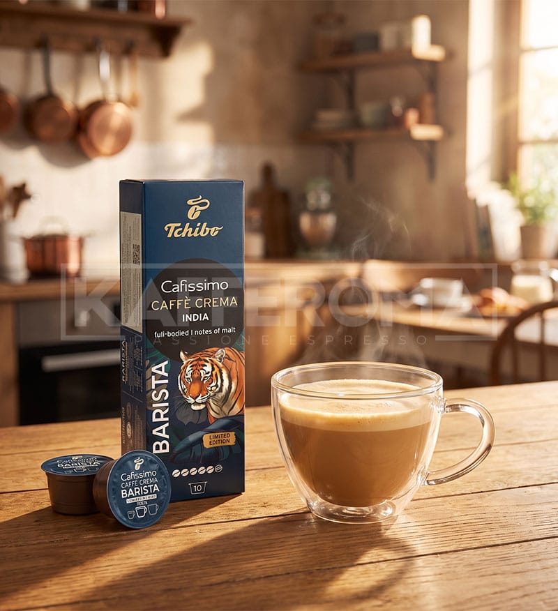 10 Capsule Tchibo Cafissimo Caffe Crema India 10 Capsule Tchibo Cafissimo Caffe Crema India